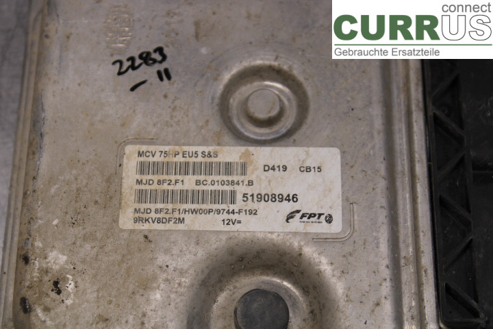 FIAT FIORINO Motorens styreenhed (ECU) 51908946 