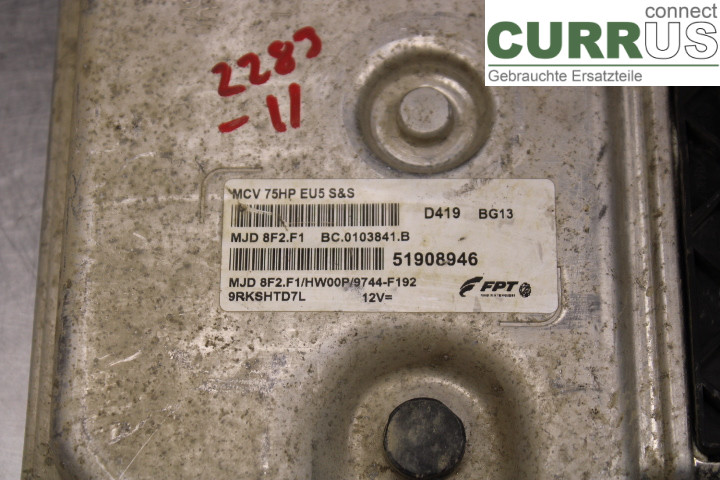 FIAT FIORINO Motorens styreenhed (ECU) 51908946 