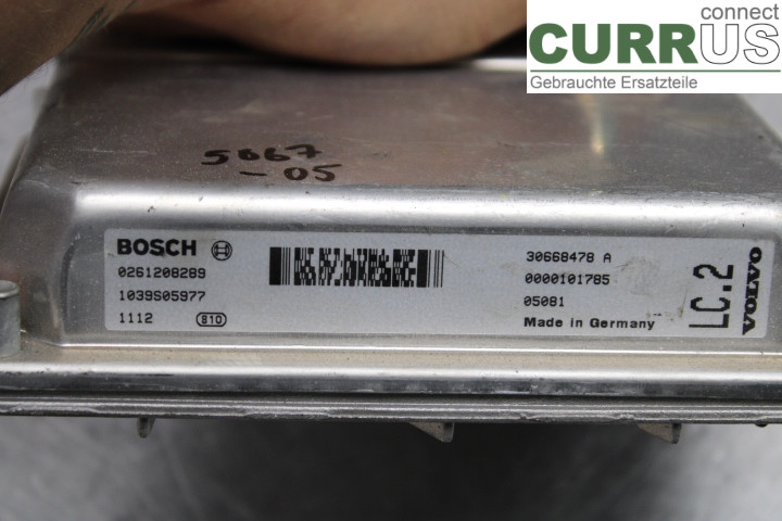 VOLVO XC90     03-06 Engine Control Unit (ECU) 30668478A 