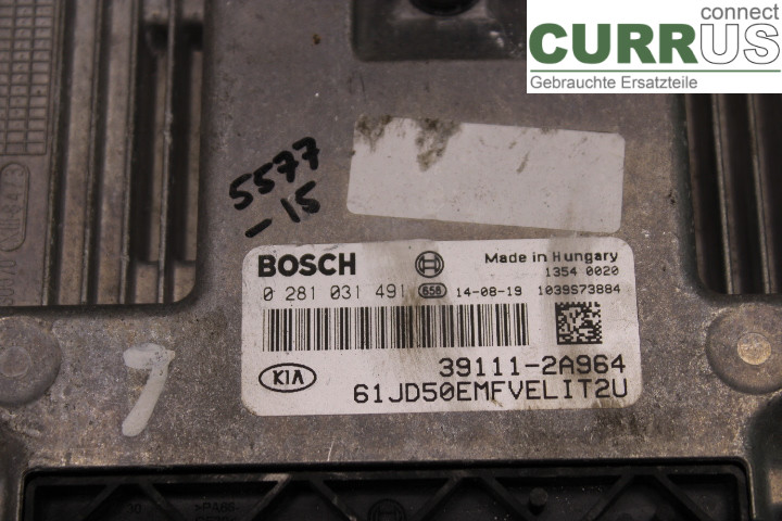 KIA CEED  12-18 Engine Control Unit (ECU) 391112A964 
