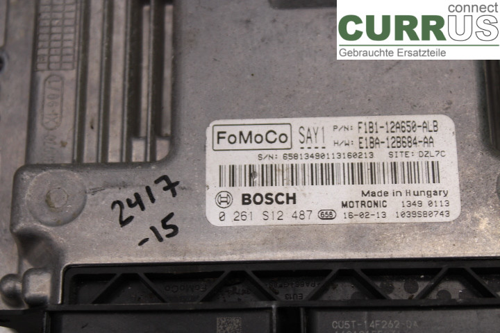 FORD FIESTA     09-12 Engine Control Unit (ECU) E1BA12B684AA 