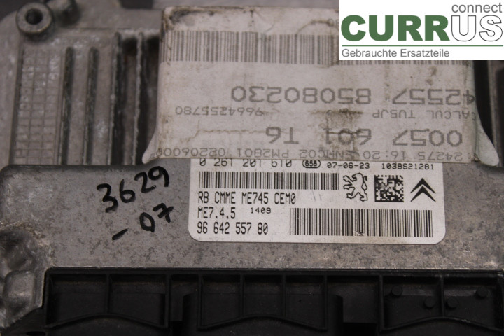PEUGEOT 307     05-08 Engine Control Unit (ECU) 9664255780 