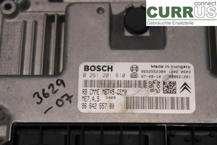PEUGEOT 307     05-08 Engine Control Unit (ECU) 9664255780 