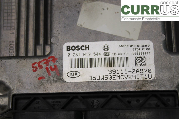KIA CEED  12-18 Engine Control Unit (ECU) 391112A970 