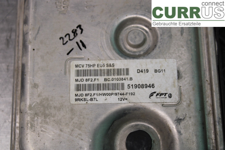 FIAT FIORINO Engine Control Unit (ECU) 51908946 