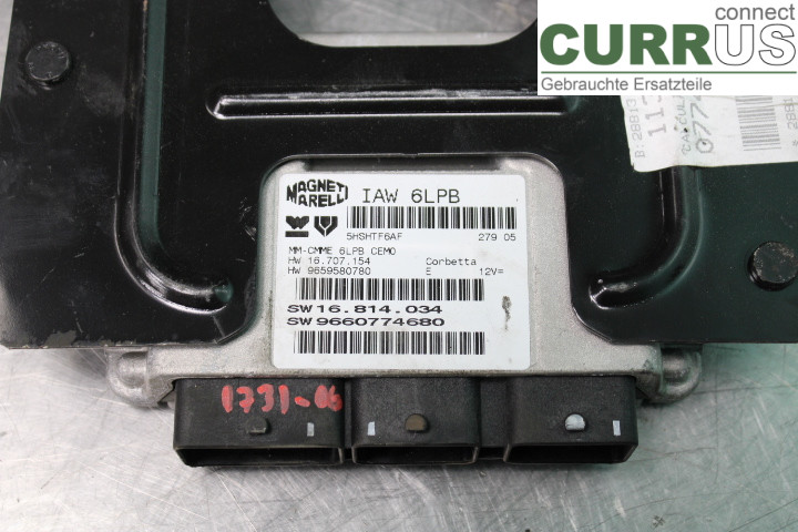 CITROEN C4 I   05-10 Motorstyrningsenhet (ECU) 9660774680 