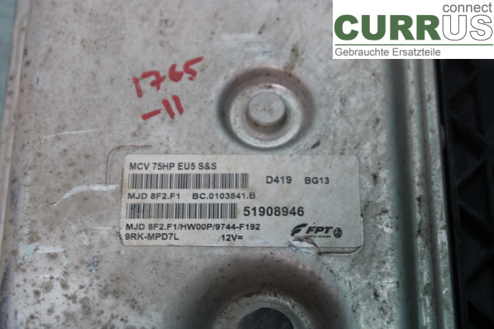 CITROEN NEMO Engine Control Unit (ECU) 51908946 