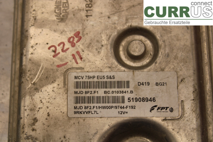 FIAT FIORINO Engine Control Unit (ECU) 51908946 