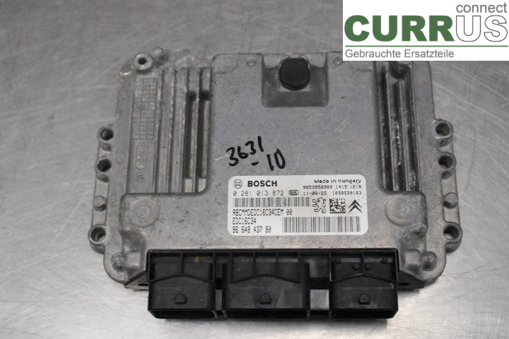 PEUGEOT 308 08-13 Engine Control Unit (ECU) 9664843780 