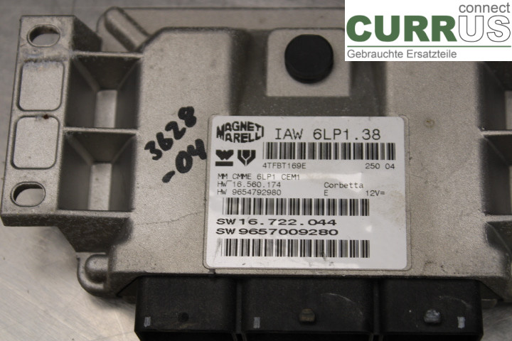 PEUGEOT 307     01-05 Engine Control Unit (ECU) 9657009280 