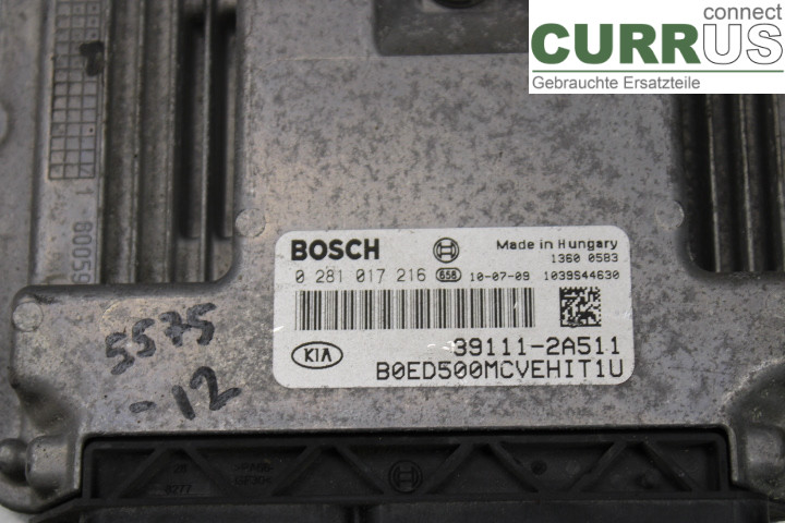 KIA CEE´D   06-12 Unité de contrôle moteur (ECU) 391112A511 