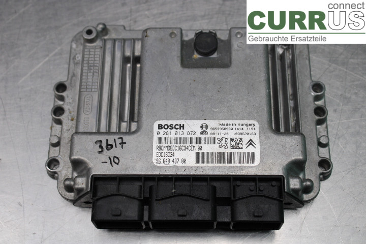 PEUGEOT 207 Engine Control Unit (ECU) 9664843780 