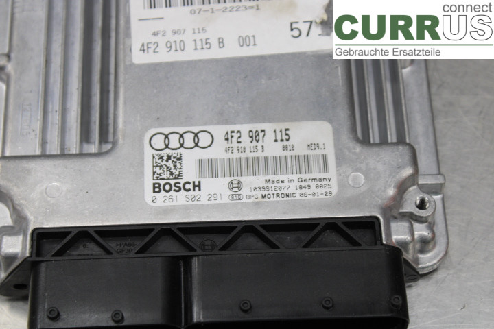 AUDI A6/S6     05-11 Engine Control Unit (ECU) 4F2907115 2.0TFSi/BPJ