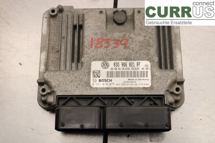 VW CADDY      04-10 Motorsteuergerät (ECU) 03G906021PF 1.9TDi/BLS