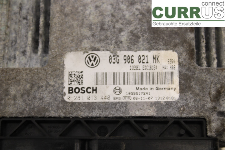 VW PASSAT      05-10 Motorsteuergerät (ECU) 03G906021NK 2.0TDi/BMP