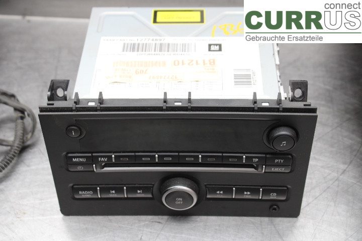 SAAB 9-3 VER 2 Radio CD / Multimedia panel 12774897 1.8T/B207E