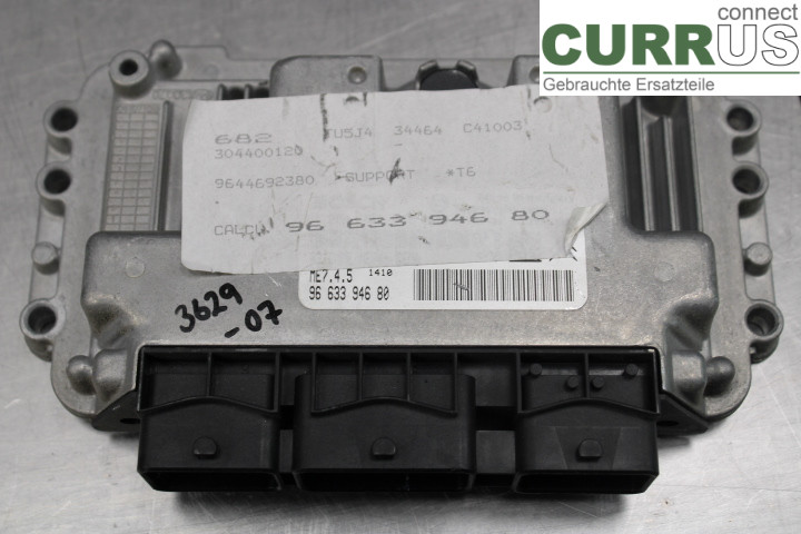 PEUGEOT 307     05-08 Engine Control Unit (ECU) 9663394680 