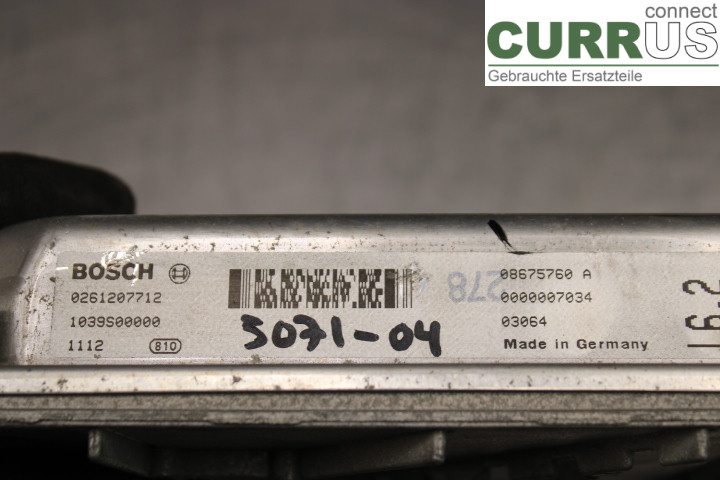 VOLVO S60      01-04 Engine Control Unit (ECU) 08675760A 