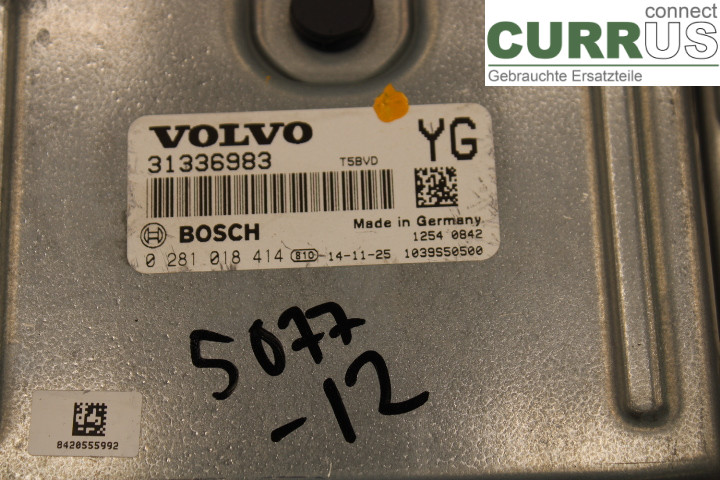 VOLVO V60 11-13 Engine Control Unit (ECU) 31336983