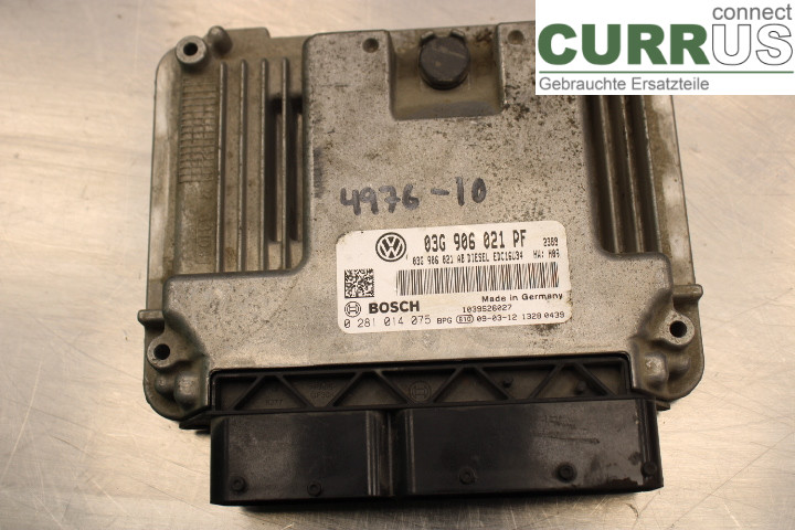 VW CADDY      04-10 Motorsteuergerät (ECU) 03G906021PF 