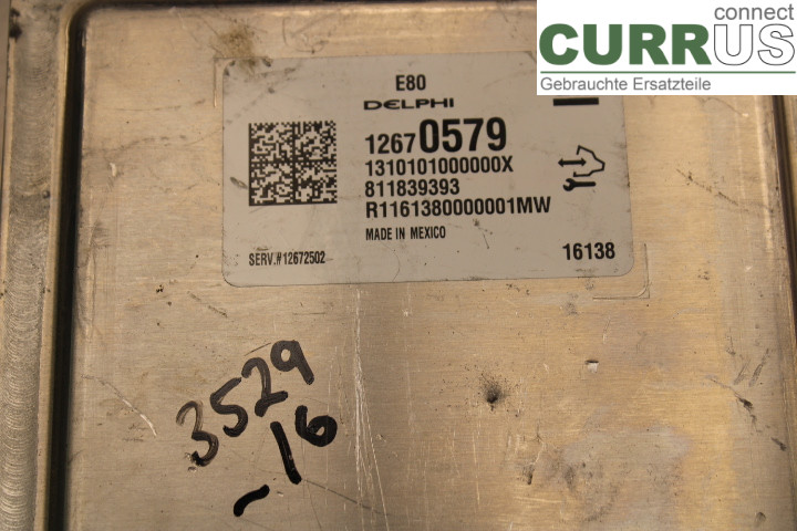 OPEL ASTRA K  16- Engine Control Unit (ECU) 12670579 