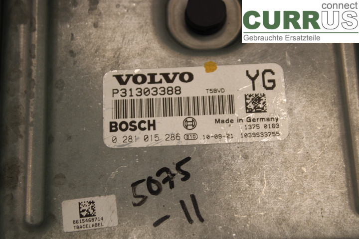 VOLVO XC60  09-13 Engine Control Unit (ECU) P31303388 