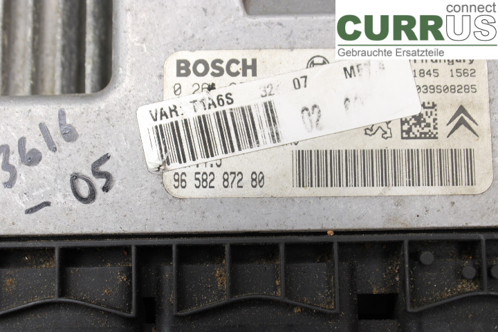 PEUGEOT 206  98-09 Engine Control Unit (ECU) 9658287280 