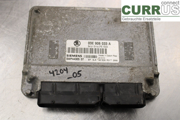 SKODA FABIA    99-07 Unité de contrôle moteur (ECU) 03E906033A 