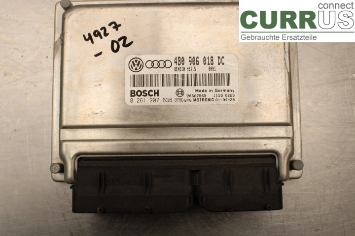 VW PASSAT      01-05 Engine Control Unit (ECU) 4B0906018DC 