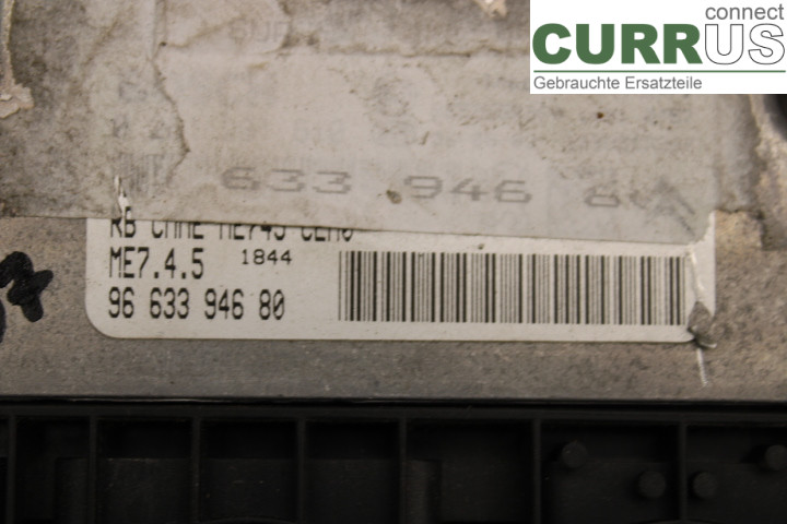 PEUGEOT 307     01-05 Engine Control Unit (ECU) 9663394680 
