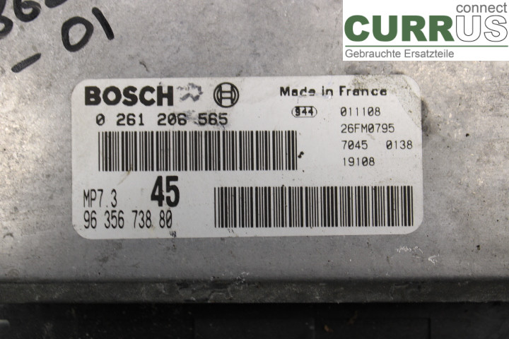 PEUGEOT 306 Engine Control Unit (ECU) 9635673880 