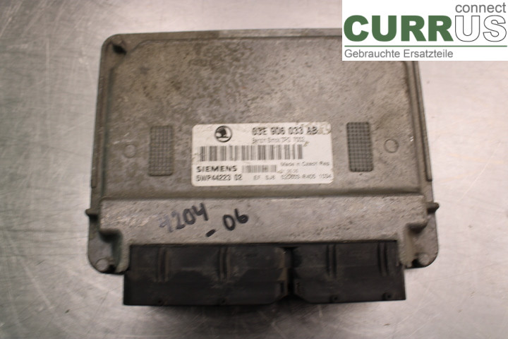 SKODA FABIA    99-07 Unité de contrôle moteur (ECU) 03E906033AB 