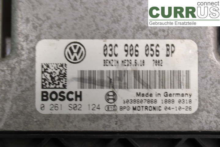 VW PASSAT      05-10 Engine Control Unit (ECU) 03C906056BP 