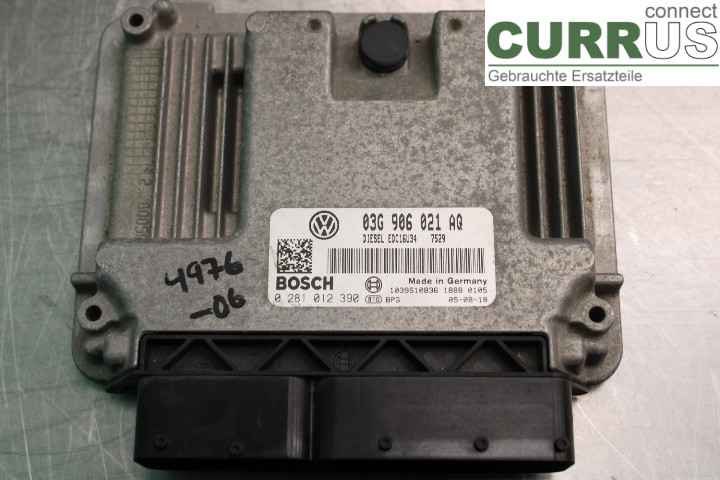 VW CADDY      04-10 Sterownik silnika (ECU) 03G906021AQ 