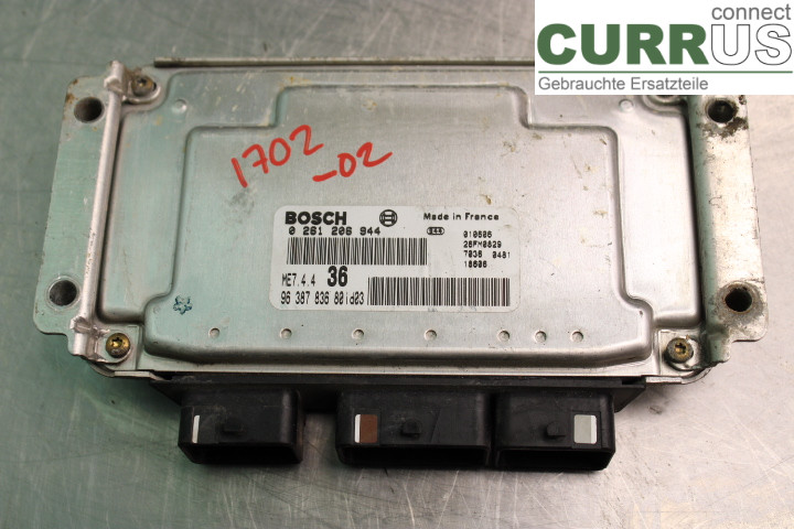 CITROEN BERLINGO      -02 Engine Control Unit (ECU) 9638783680 
