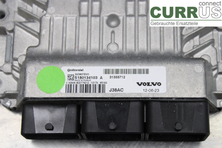 VOLVO S60      11-13 Engine Control Unit (ECU) 31355712 1.6D/D4162T