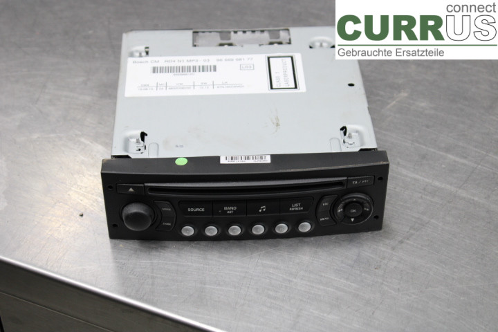 CITROEN C5  08-17 Radio CD / panneau multimédia 9666968177 2.0HDi/RHH