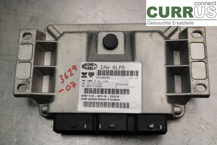 PEUGEOT 307     05-08 Engine Control Unit (ECU) 9659057580 