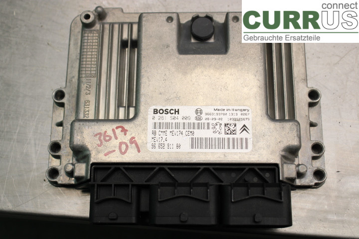 PEUGEOT 207 Engine Control Unit (ECU) 9665281180 