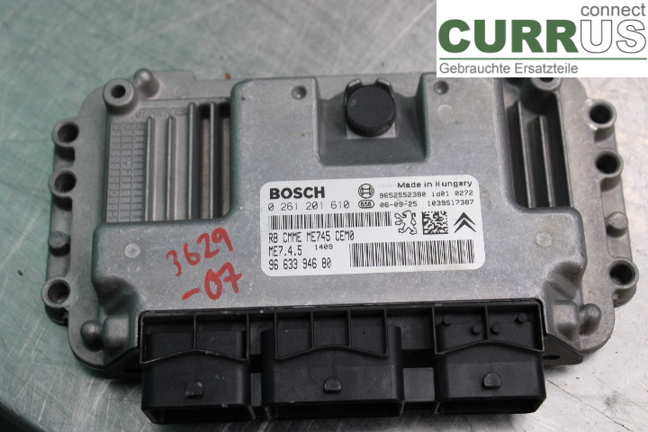 PEUGEOT 307     05-08 Engine Control Unit (ECU) 9663394680 