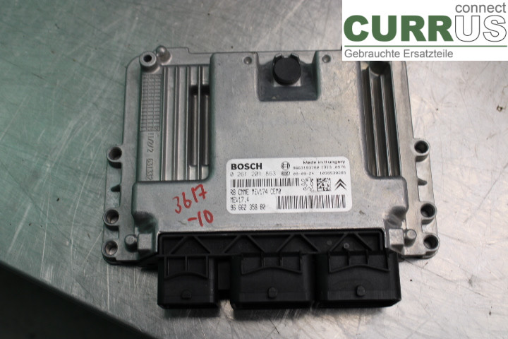 PEUGEOT 207 Engine Control Unit (ECU) 9666235880 