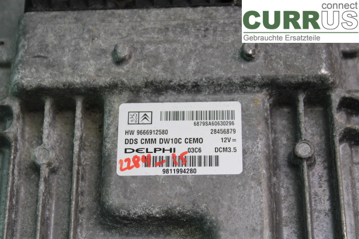 FIAT SCUDO     07-16 Engine Control Unit (ECU) 9811994280 