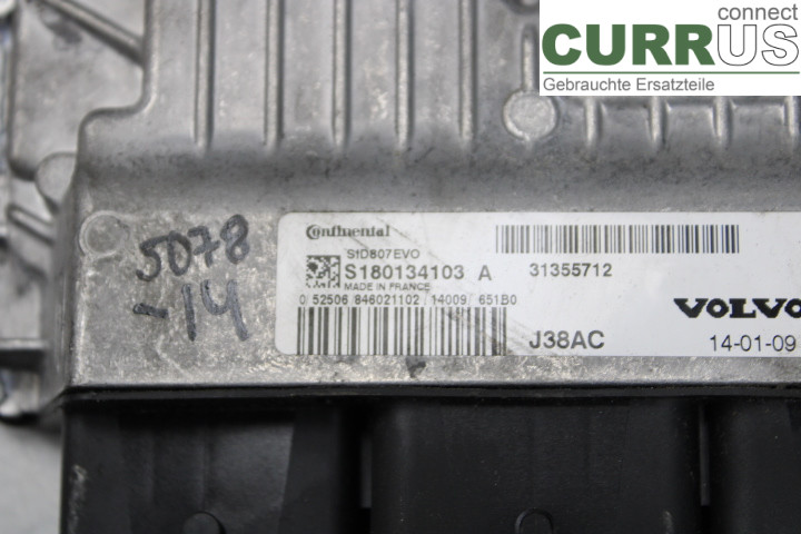 VOLVO V60  14-18 Engine Control Unit (ECU) 31355712 