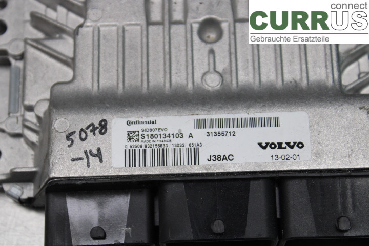 VOLVO V60  14-18 Engine Control Unit (ECU) 31355712 