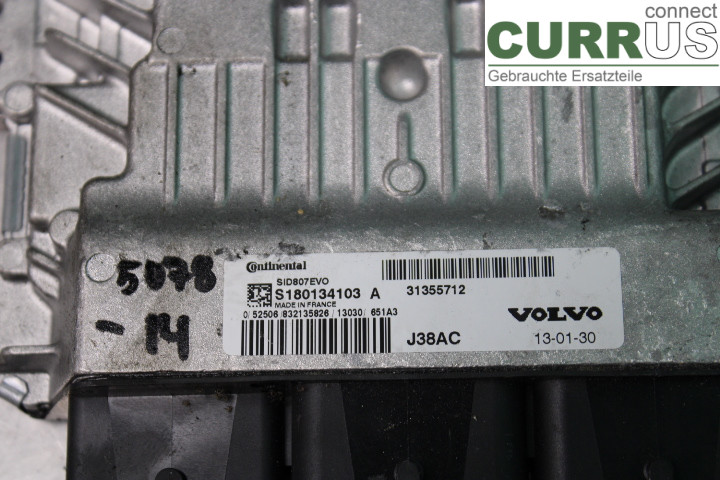 VOLVO V60  14-18 Engine Control Unit (ECU) 31355712 