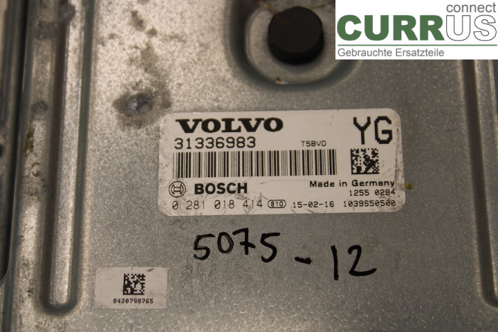 VOLVO XC60 09-13 Engine Control Unit (ECU) 31336983