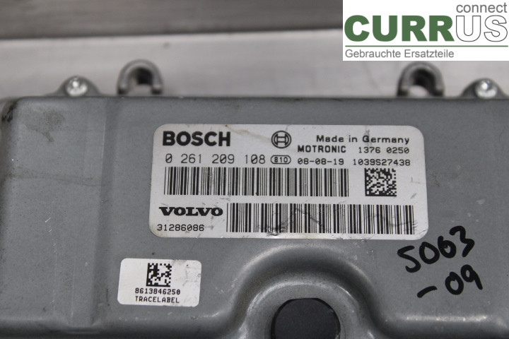 VOLVO V70      08-13 Engine Control Unit (ECU) 31286086 