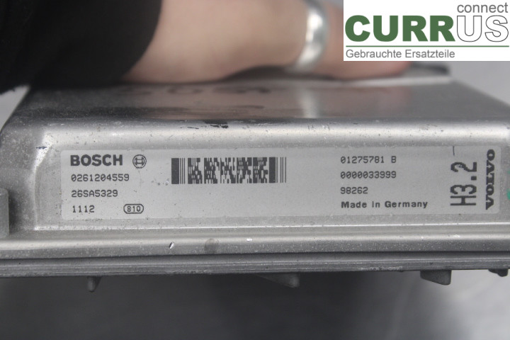 VOLVO S80      99-03 Motorens styreenhed (ECU) 01275781B 