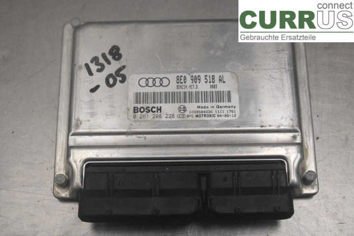 AUDI A4/S4     01-05 Motorens styreenhed (ECU) 8E0909518AL 