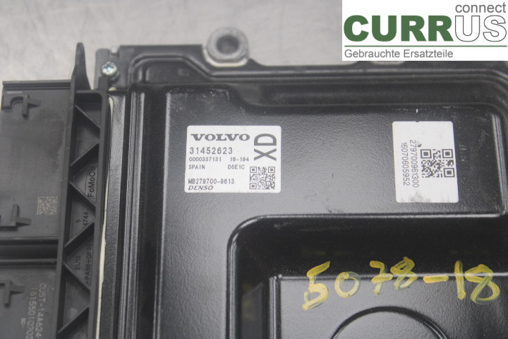 VOLVO V60 14-18 Unité de contrôle moteur (ECU) 31452623